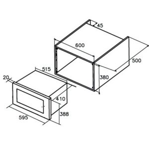 Lò Vi Sóng Cata MC 25 GTC WH