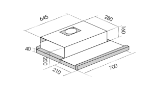 MÁY HÚT MÙI CLASSICO Dmestik ES3070 DMK - 1 MÁY HÚT MÙI CLASSICO DMESTIK ES3070 DMK