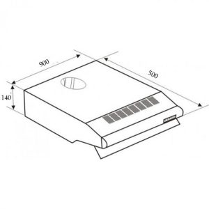 Máy hút mùi cổ điển Capri CR-290B - 1 MÁY HÚT MÙI CỔ ĐIỂN CAPRI CR-290B