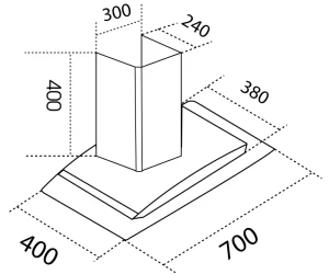 MÁY HÚT MÙI DMESTIK ML1070 DMK