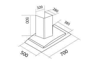 MÁY HÚT MÙI DMESTIK ML2170 DMK