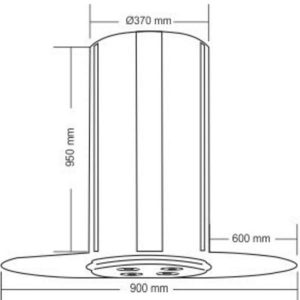 Máy hút mùi độc lập Capri CR-999H - 1 MÁY HÚT MÙI ĐỘC LẬP CAPRI CR-999H