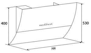 Máy Hút Mùi KAFF KF-AT70H - 1 MÁY HÚT MÙI KAFF KF-AT70H