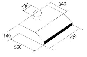 MÁY HÚT MÙI KAFF KF-S70HD - 19 MÁY HÚT MÙI KAFF KF-S70HD