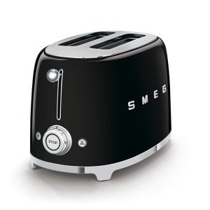 MÁY NƯỚNG BÁNH MÌ 2 LÁT THẬP NIÊN 50 MÀU ĐEN SMEG TSF01BLEU 535 43 660