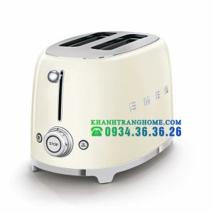 MÁY NƯỚNG BÁNH MÌ 2 LÁT THẬP NIÊN 50 MÀU KEM SMEG TSF01CREU 535 43 665