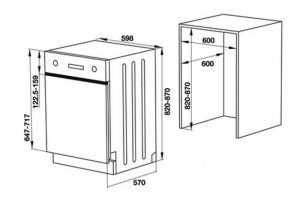 MÁY RỬA BÁT ÂM TỦ DMESTIK ES14 02SM