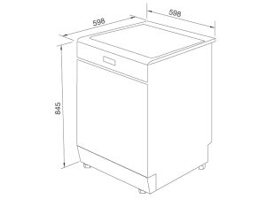 MÁY RỬA CHÉN MALLOCA MDW14-S10TFT