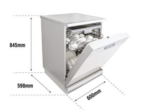 MÁY RỬA CHÉN TEXGIO TG DT2022A - MINI 6 BỘ SẤY NHIỆT DƯ