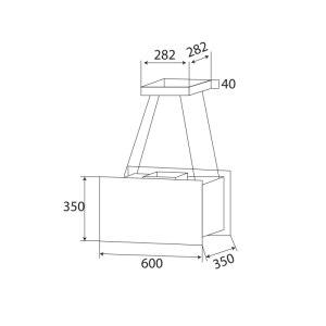 Máy Hút Mùi Độc Lập KAFF KF-IS606HG