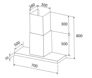 Máy hút mùi KAFF KF-771 - 12 Máy hút mùi KAFF KF-771