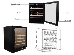 TỦ RƯỢU KOCHER KWEU-1156B