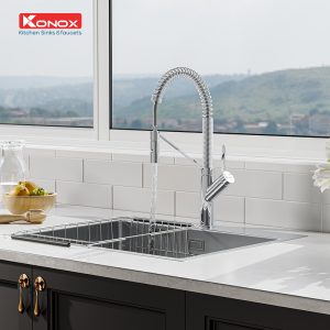 VÒI RỬA BÁT RÚT DÂY KONOX GUSTA - 12 VÒI RỬA BÁT RÚT DÂY KONOX GUSTA