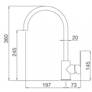 Vòi Rửa Chén Malloca MF-040 Màu Đen - 1 VÒI RỬA CHÉN MALLOCA MF-040 MÀU ĐEN