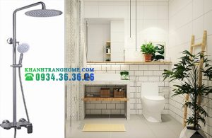 VÒI SEN INOX KAFF KF-SH-8104L - 2 VÒI SEN INOX KAFF KF-SH-8104L