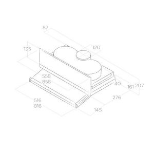 Máy hút mùi Elica CIAK 60CM - 4 Máy hút mùi Elica CIAK 60CM - 3