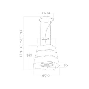 Máy hút mùi Elica WAVE - 3