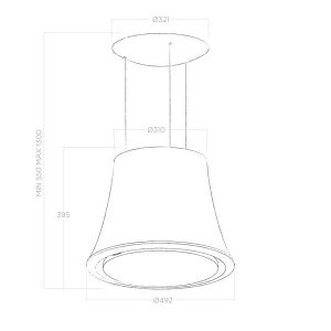 Máy hút mùi Elica AUDREY - 6 Máy hút mùi Elica AUDREY - 5
