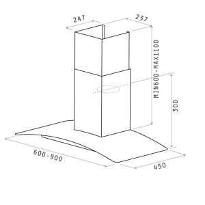 Máy hút mùi Elica CIRCUS 90CM - 5 Máy hút mùi Elica CIRCUS 90CM - 4