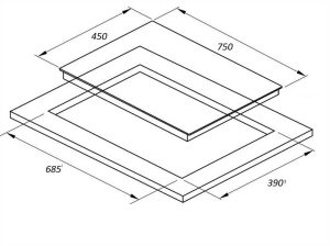 Bếp gas âm Canzy CZ 299V - 2 Bếp gas âm Canzy CZ 299V