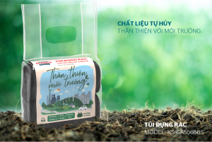 Giỏ hàng - 15 Túi đựng rác phân hủy sinh học SUNHOUSE KS-GA5565B