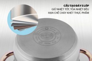 Nồi inox 5 đáy Sunhouse SHG24220 - 13 Nồi inox 5 đáy Sunhouse SHG24220 - 12