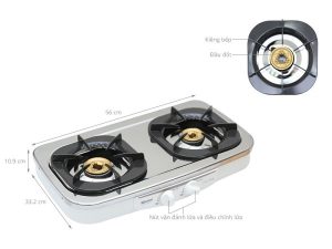 Bếp Gas Rinnai RTS-2KD - Nhật - 10 Bếp Gas Rinnai RTS-2KD - Nhật - 9