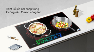 BẾP HỒNG NGOẠI 2 VÙNG NẤU MALLOCA MR 732