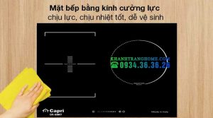 Bếp từ 3 vùng nấu Capri CR-839KT - 2 BẾP TỪ 3 VÙNG NẤU CAPRI CR-839KT