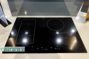 Bếp từ 4 vùng nấu Malloca MH 04I BM / Kính Eurokera, dạng xước Metalic kiểu mới - 2 BẾP TỪ 4 VÙNG NẤU MALLOCA MH 04I BM