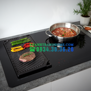 Bếp từ 4 vùng nấu Malloca MI-784 ITG / Nhập khẩu Italia, kính Ceramic - 2 BẾP TỪ 4 VÙNG NẤU MALLOCA MI-784 ITG