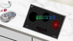 Bếp từ hồng ngoại 3 vùng nấu Capri CR-810KT Chấm bi - 2 BẾP TỪ HỒNG NGOẠI 3 VÙNG NẤU CAPRI CR-810KT CHẤM BI