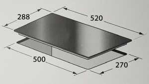 Bếp Domino Từ KAFF KF-330DI - 16 Bếp Domino Từ KAFF KF-330DI