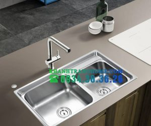 CHẬU RỬA BÁT INOX KAFF KF-HMD9045BI