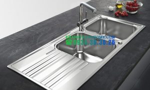 CHẬU RỬA INOX KAFF KF-P10046 - 3 CHẬU RỬA INOX KAFF KF-P10046