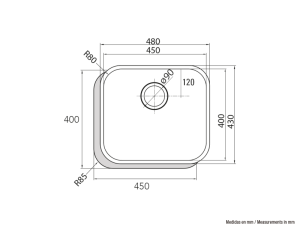 Chậu rửa Cata CB 45-40 INOX
