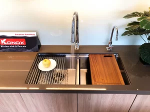 Chậu rửa bát KONOX KN8745DUB - 32 Chậu rửa bát KONOX KN8745DUB