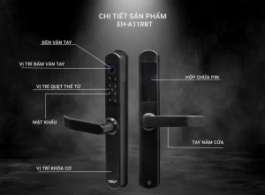 Khoá vân tay Chefs EH-A11RST - 2 Chefs EH-A11RST