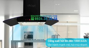 MÁY HÚT MÙI HIỆN ĐẠI KÍNH CONG CAPRI CR-788H