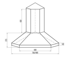 MÁY HÚT MÙI KAFF KF-CN700I - 2 MÁY HÚT MÙI KAFF KF-CN700I