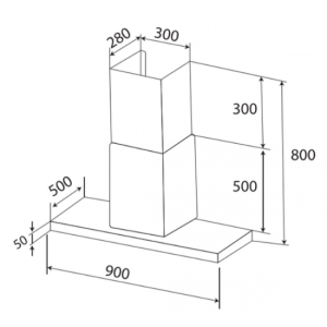 MÁY HÚT MÙI KAFF KF-FL90RH - 7 MÁY HÚT MÙI KAFF KF-FL90RH