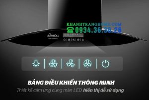 MÁY HÚT MÙI KÍNH CONG CAO CẤP SUNHOUSE APEX APB6680 70C - 2 MÁY HÚT MÙI KÍNH CONG CAO CẤP SUNHOUSE APEX APB6680 70C