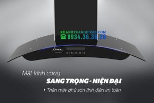 MÁY HÚT MÙI KÍNH CONG CAO CẤP SUNHOUSE APEX APB6681 90C - 2 MÁY HÚT MÙI KÍNH CONG CAO CẤP SUNHOUSE APEX APB6681 90C