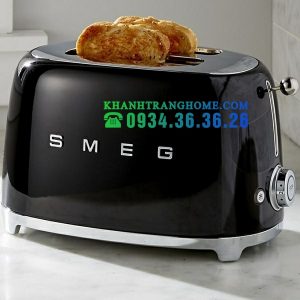 MÁY NƯỚNG BÁNH MÌ 2 LÁT THẬP NIÊN 50 MÀU ĐEN SMEG TSF01BLEU 535 43 660