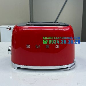 MÁY NƯỚNG BÁNH MÌ 2 LÁT THẬP NIÊN 50 MÀU ĐỎ SMEG TSF01RDEU 535 43 669