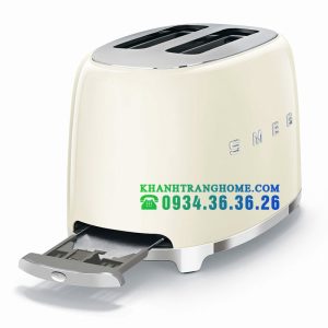 MÁY NƯỚNG BÁNH MÌ 2 LÁT THẬP NIÊN 50 MÀU KEM SMEG TSF01CREU 535 43 665