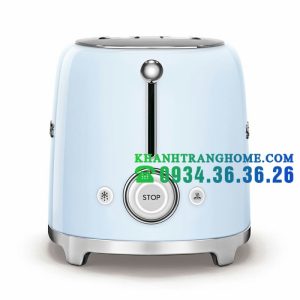MÁY NƯỚNG BÁNH MÌ 2 LÁT THẬP NIÊN 50 MÀU XANH NHẠT SMEG TSF01PBEU 535 43 668