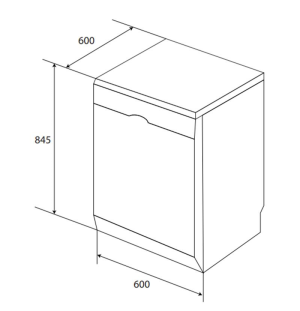 MÁY RỬA CHÉN KAFF KF-S906TFT - 17 MÁY RỬA CHÉN KAFF KF-S906TFT