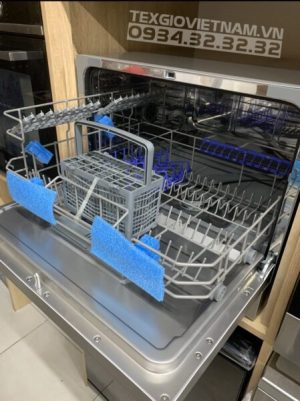 MÁY RỬA CHÉN TEXGIO TG DT2022A - MINI 6 BỘ SẤY NHIỆT DƯ
