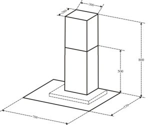 Máy Hút Mùi KAFF KF-70RH